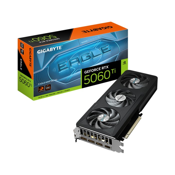 Видеокарта Gigabyte (GV-N506TEAGLEMAX OC-8GD) RTX5060Ti EAGLE MAX OC 8G