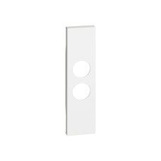 Лицевая панель Bticino KW09 Living Now для TV розеток с 2 отверстиями 1 модуль белый