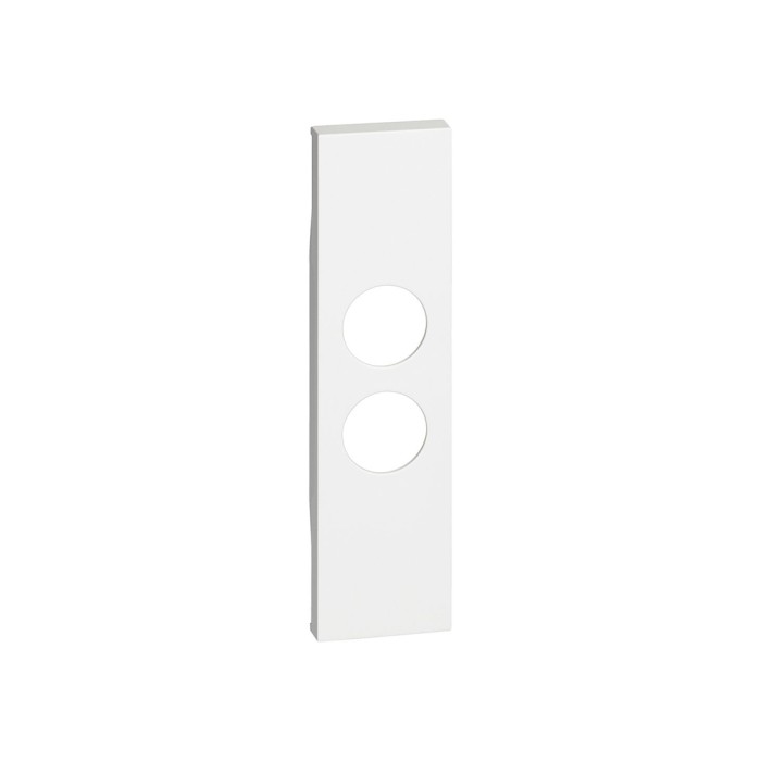 Лицевая панель Bticino KW09 Living Now для TV розеток с 2 отверстиями 1 модуль белый