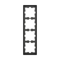 Рамка MERTEN MTN4040-6534 D-Life 4 постовая антрацит