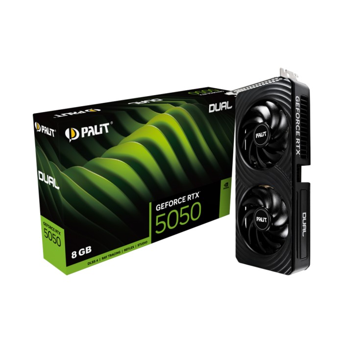 Видеокарта PALIT RTX5050 DUAL 8G (NE65050019P1-GB2070D)