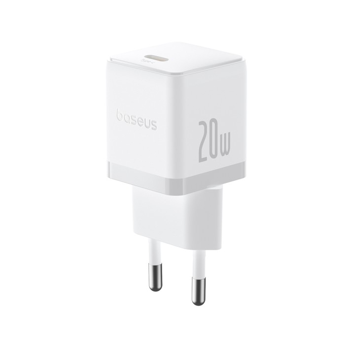 Адаптер питания Baseus Palm 1C 20W White(P10111602213-00)