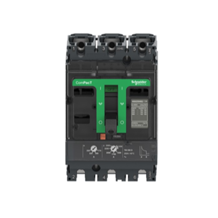 Автоматический выключатель SE C25F3TM200 NSX250F 36kA AC 3П3Т 200A TMD
