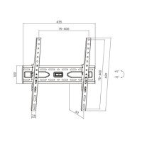 Кронштейн XG WA-3275T для ТВ и мониторов, 32