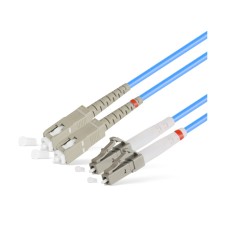 Патч Корд Оптоволоконный SC/UPC-LC/UPC MM OM3 50/125 Duplex 3.0мм 1 м