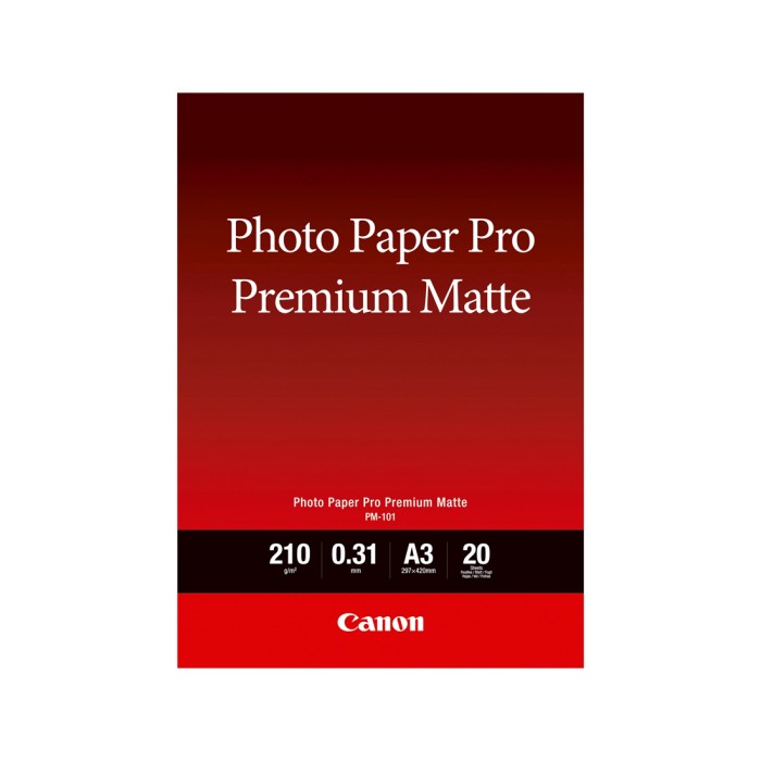 Матовая фотобумага Canon Pro Premium Matte PM-101 A3, 20 шт.