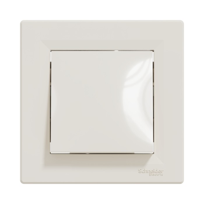 Выключатель одноклавишный SE EPH0100123 Asfora 10AX в сборе быстрозажим. клеммы кремовый