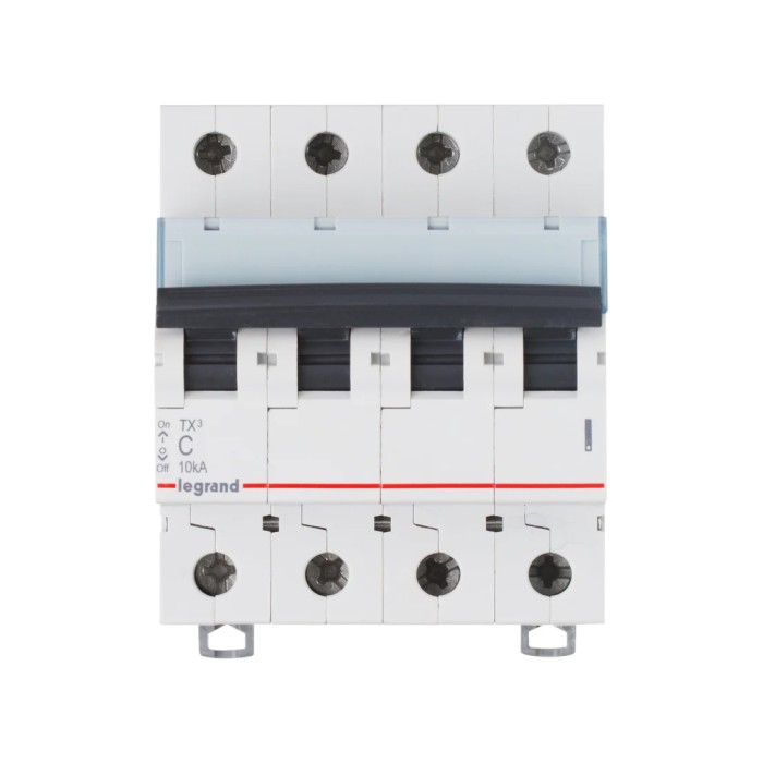 Автоматический выключатель Legrand 404072 4П С 25A TX3 6000 6kA