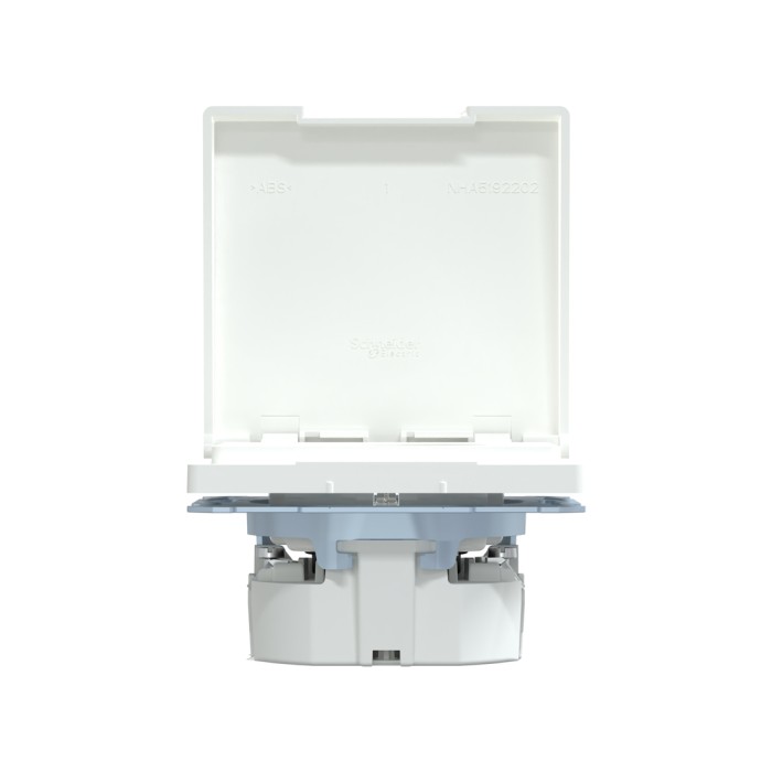 Розетка MERTEN MTN2314-6035 D-Life 16А с з/к с крышкой IP44 белый лотос