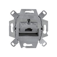 Компьютерная розетка MERTEN MTN4530-0000 RJ45 8 конт. кат.6