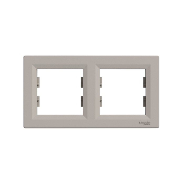 Рамка горизонтальная SE EPH5800269 Asfora 2 постовая бронза