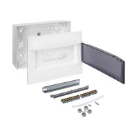 Щит навесной Legrand Practibox S 1х12 IP40 Дымчатая дверь