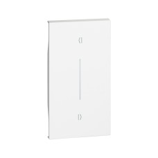 Лицевая панель Bticino KW05M2V Living Now выключателей рольст/жалюзи верт. разм. 2 модуля Белый