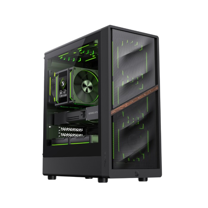 Компьютерный корпус Gamemax AERIS 330 MB Black без Б/П