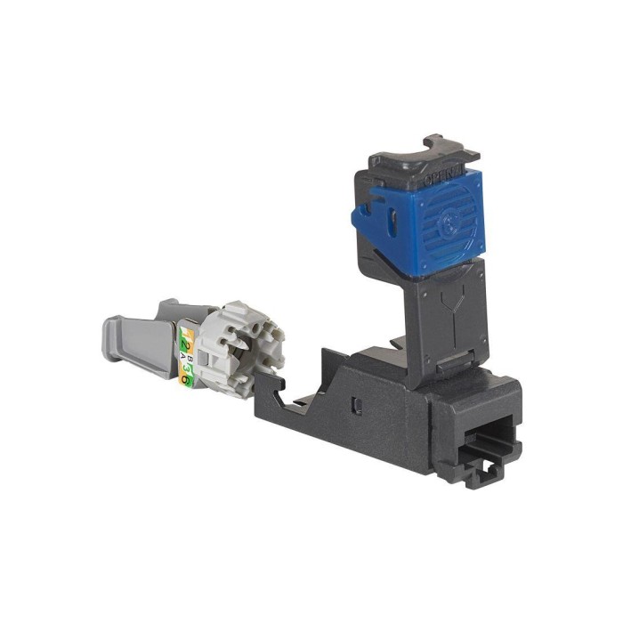 Коннектор телекоммуникационный высокой плотности RJ 45 Legrand 033763 cat 6.