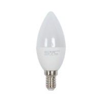Лампа светодиодная SVC LED C35-7W-E14-4000K Свеча Нейтральный
