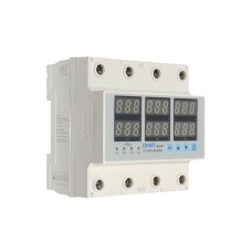 Реле контроля напряжения и тока CHINT NJVA1-100 3P+N 100А нагрузка сверху