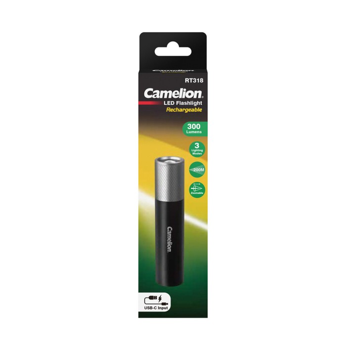 Перезаряжаемый фонарик Camelion RT318-CBH