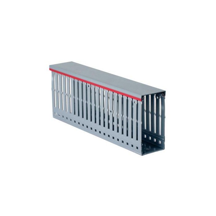 Короб перфорированный DKC 40x80 серый RL6