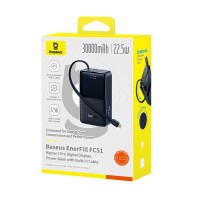 Портативный внешний аккумулятор Baseus EnerFill FC51 30000mAh 22.5W Black (E0028100)