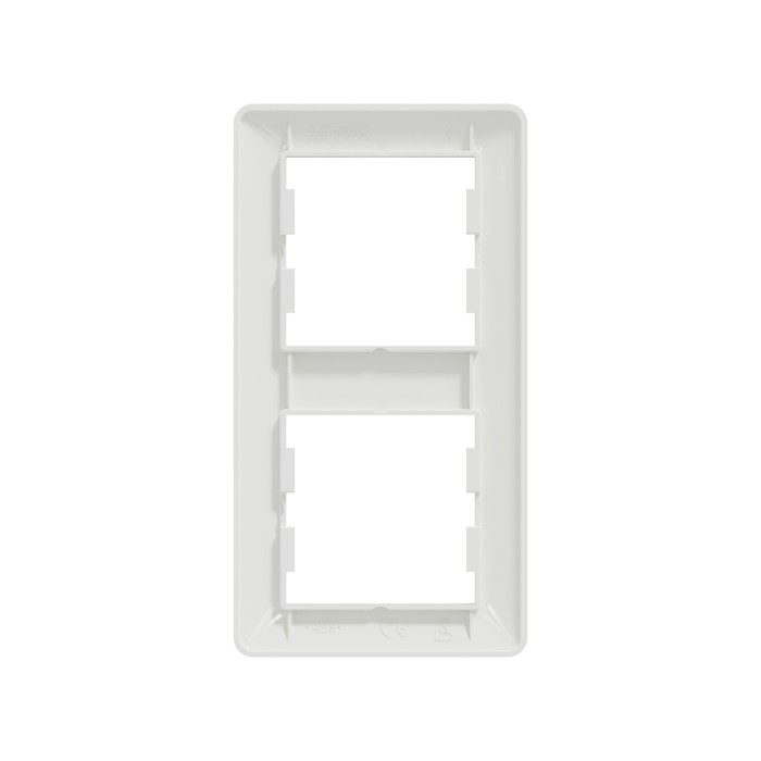 Рамка вертикальная SE EPH5815221 Asfora EM 2 постовая белый