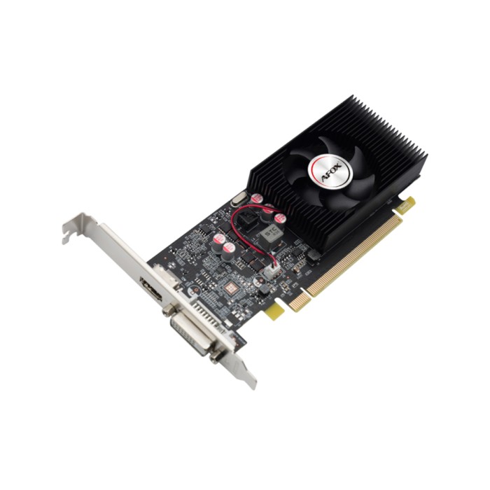 Видеокарта AFOX GT1030 4GB D4 LP Single Fan (AF1030-4096D4L2)