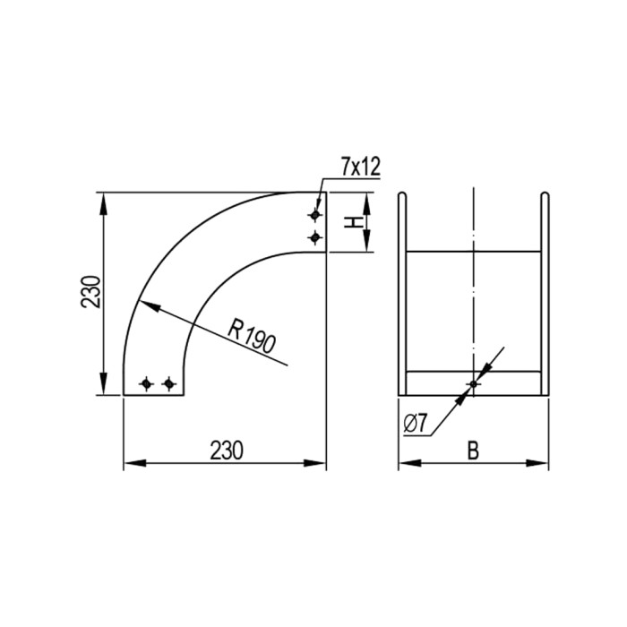 Угол CD 90 вертикальный внешний 90° DKC 100x80 в комплекте