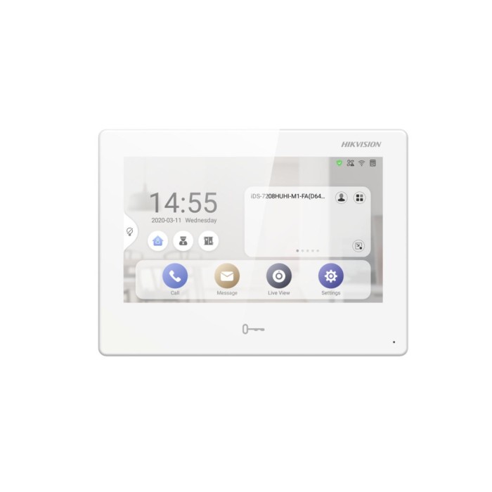 Монитор домофона Hikvision DS-KH9310-WTE1(B) 7"