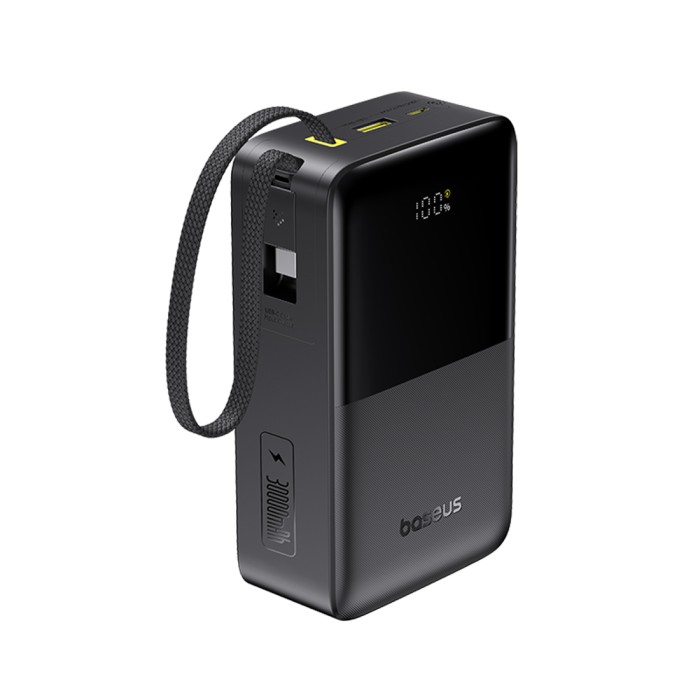 Портативный внешний аккумулятор Baseus EnerFill FC51 30000mAh 22.5W Black (E0028100)