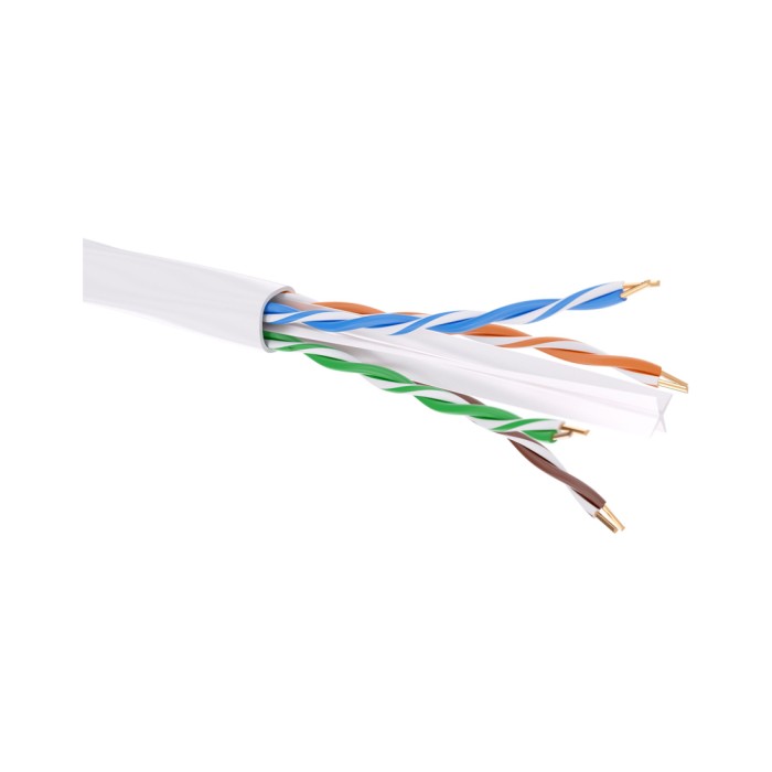 Кабель витая пара DKC RN6UUK02WH кат. 6 U/UTP нг(А)-LS