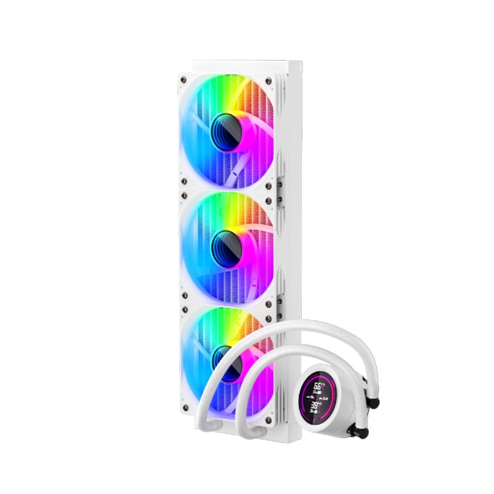Кулер с водяным охлаждением 1STPLAYER TS4 360 WHITE