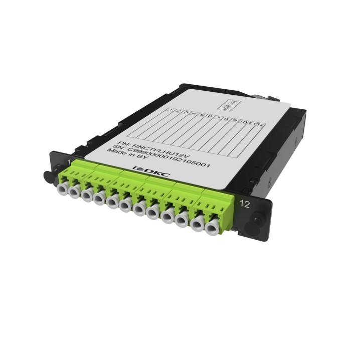Претерминированная кассета RNCTFLHU12V 12ОВ 50/125 OM5