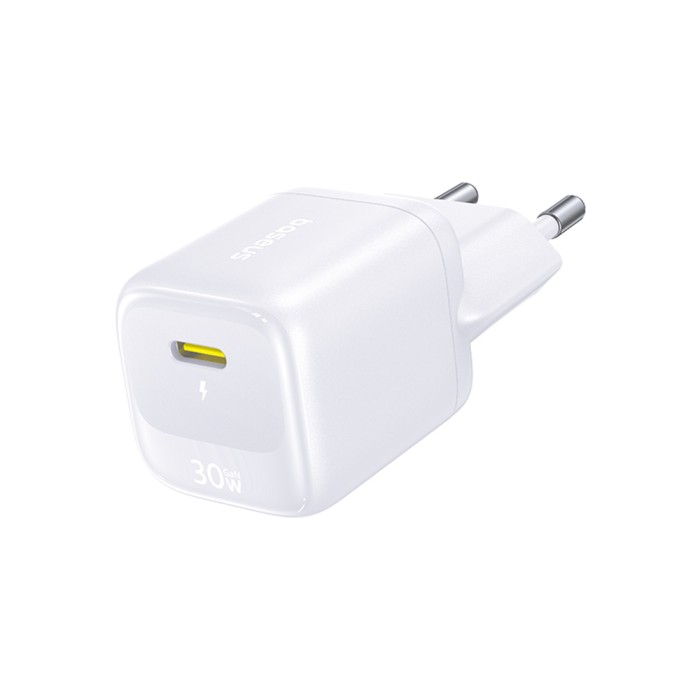 Адаптер питания Baseus FN22 1C 30W EU Moon White (E0123101)