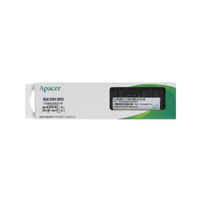 Модуль памяти для ноутбука Apacer ES.16G21.GSH 16GB 3200MHz
