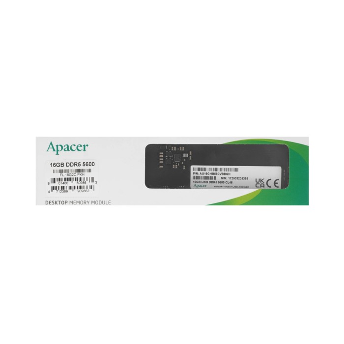 Модуль памяти Apacer FL.16G2C.PKH 16GB DDR5 5600MHz
