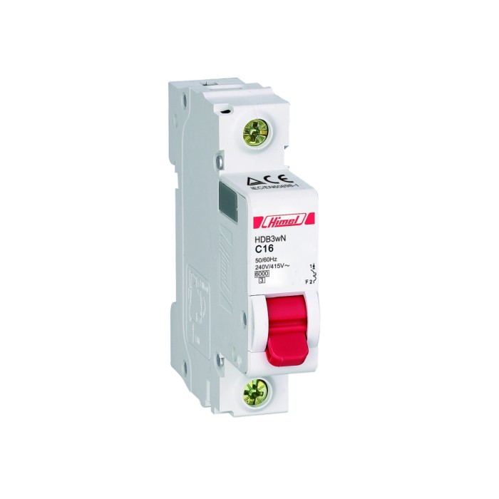 Автоматический выключатель Himel HDB3w 1Р 25А х-ка B 4,5кА