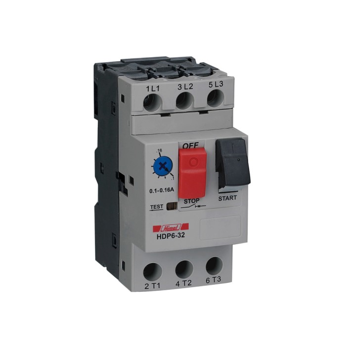 Авт. выкл. защиты двигателя Himel HDP6, 32A, 17..23 A