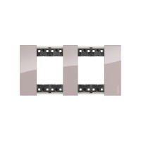 Рамка декоративная Bticino KA4802M2DM Living Now 2 поста (2+2 модуля) Аура