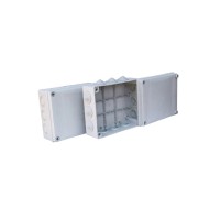 Коробка распаячная KSC 11-308 140х190х55 для открытого монтажа с резиновыми вводами IP55