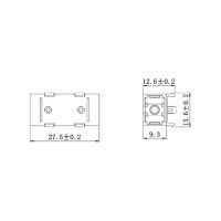Адаптер переходной А-Оптик SC/APC-SC/UPC SM Simplex