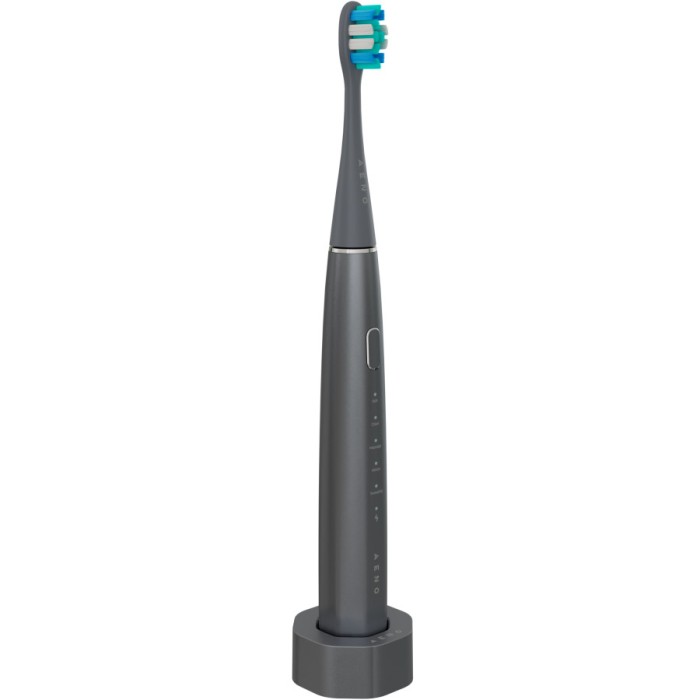 Wireless Tooth Brush, Grey, 3 Brush Heads, 1400mAh, Function: Soft, Clean, Massage, White, Sweep