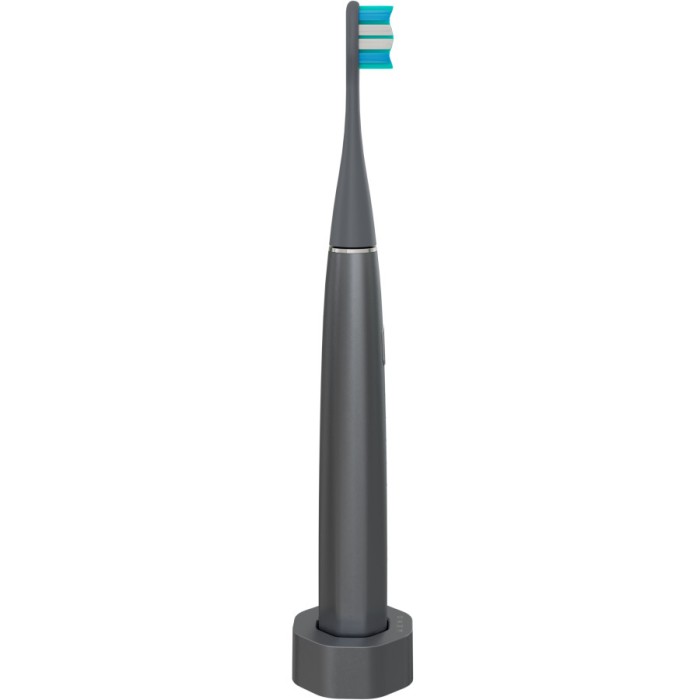 Wireless Tooth Brush, Grey, 3 Brush Heads, 1400mAh, Function: Soft, Clean, Massage, White, Sweep