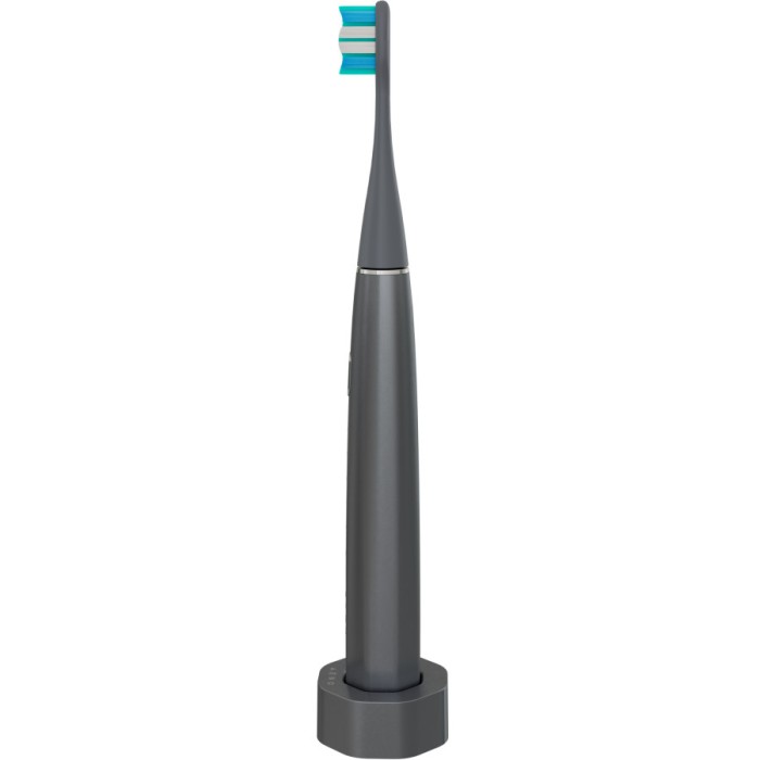 Wireless Tooth Brush, Grey, 3 Brush Heads, 1400mAh, Function: Soft, Clean, Massage, White, Sweep