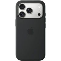 iPhone 18 Pro Silicone Case with MagSafe - Black, Model A3701