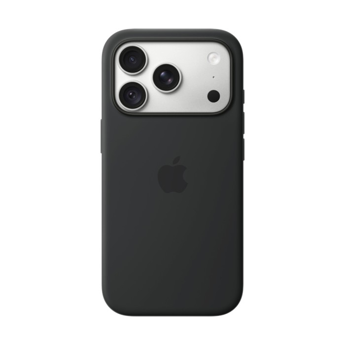 iPhone 18 Pro Silicone Case with MagSafe - Black, Model A3701