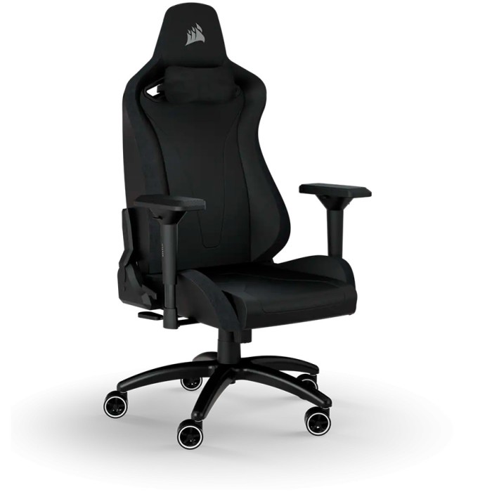 CORSAIR TC200 Leatherette Gaming Chair, Standard Fit - Black