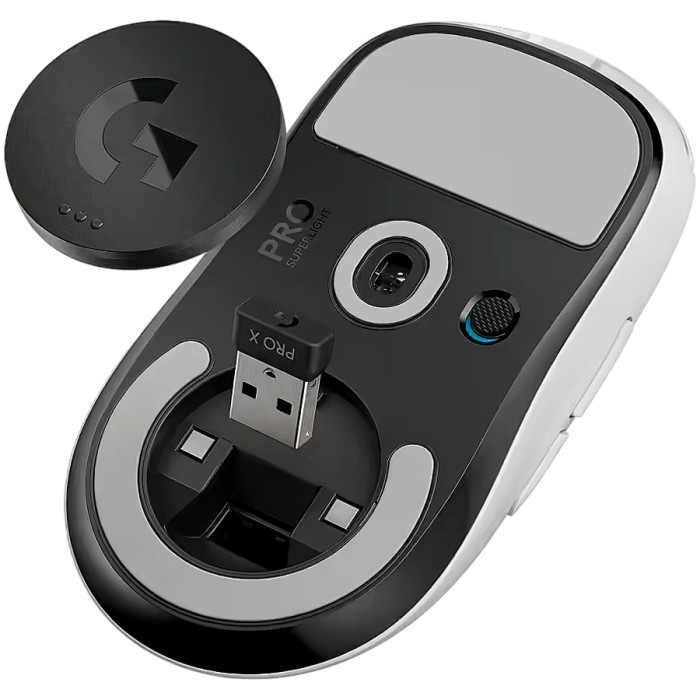 LOGITECH G PRO X SUPERLIGHT 2c compact wireless gaming mouse - WHITE - 2.4GHZ - EER2-933
