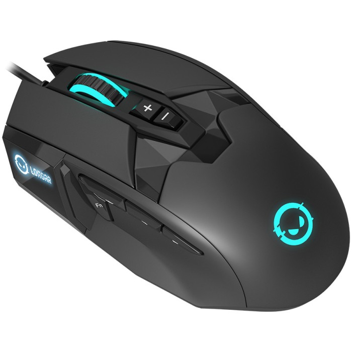 LORGAR Gaming Mouse Stricter 579 Wired PixArt 3336 RGB Black