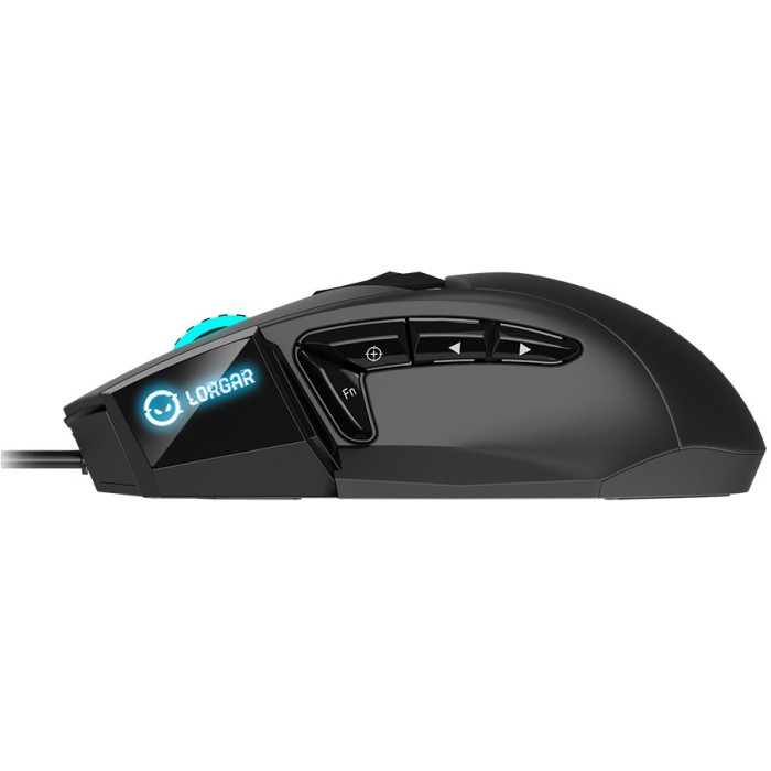 LORGAR Gaming Mouse Stricter 579 Wired PixArt 3336 RGB Black