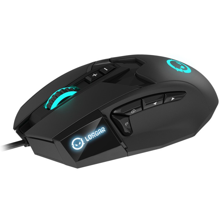 LORGAR Gaming Mouse Stricter 579 Wired PixArt 3336 RGB Black